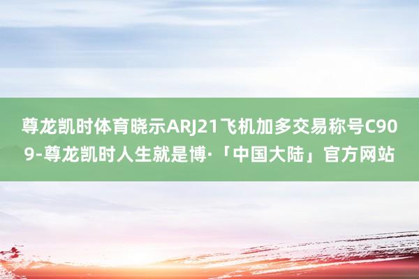 尊龙凯时体育晓示ARJ21飞机加多交易称号C909-尊龙凯时人生就是博·「中国大陆」官方网站